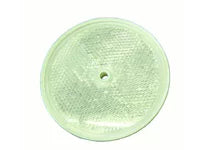 Reflector - Center Hole Mount - Clear (140 Pack). Cortina 13-099-41 3-3/8" Dia