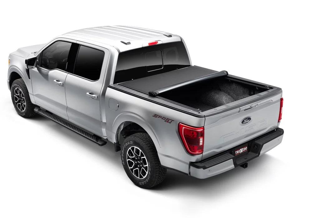 TruXedo Pro X15 Soft Roll Up Truck Bed Tonneau wrap | 1498301 | appropriate with 2015 - 2023  F-150 6' 7" Bed (78.9") , Black