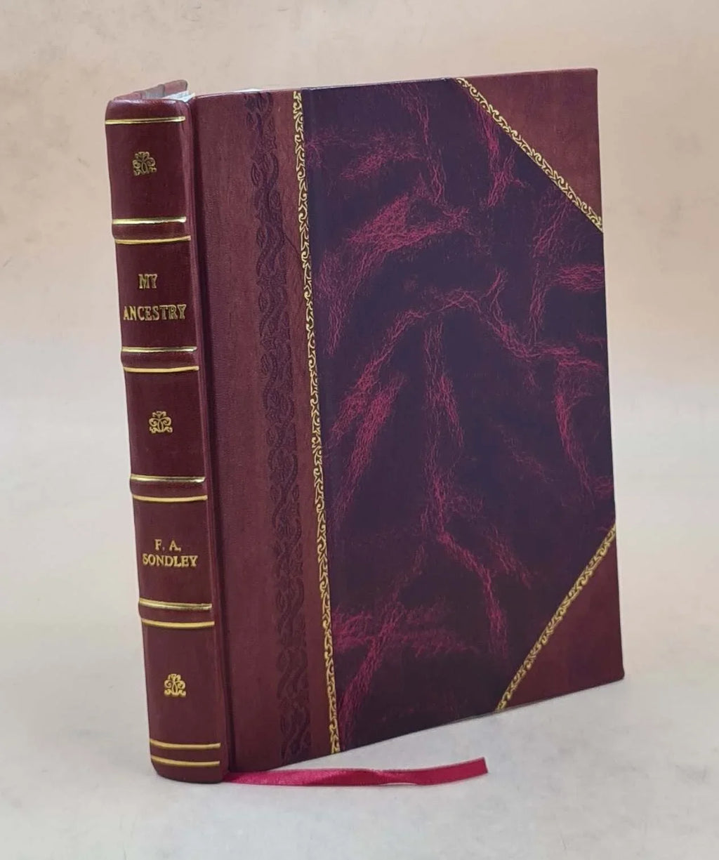 Families; Sondley, Crawford, [Leather Bound]. Sondley ... A. My ancestry / by F