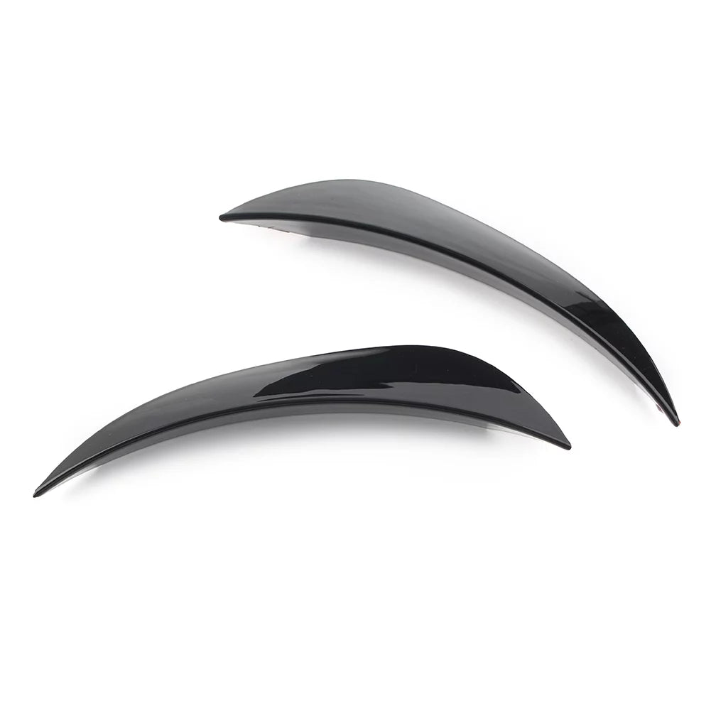 ZS Auto Front Bumper Air Vent protector Trim Glossy Black ABS For Mercedes Benz W205 AMG C-Class C180 C200 C300 C400 2015 2016 2017 2018