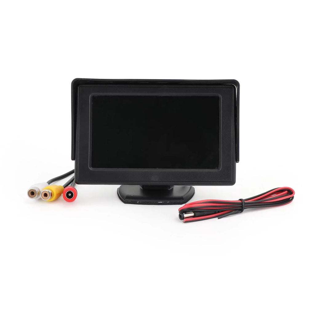 Motor Genic 4.3" TFT LCD Car MonitorRear View HD Camera Display Reverse Monitor NTSC PAL