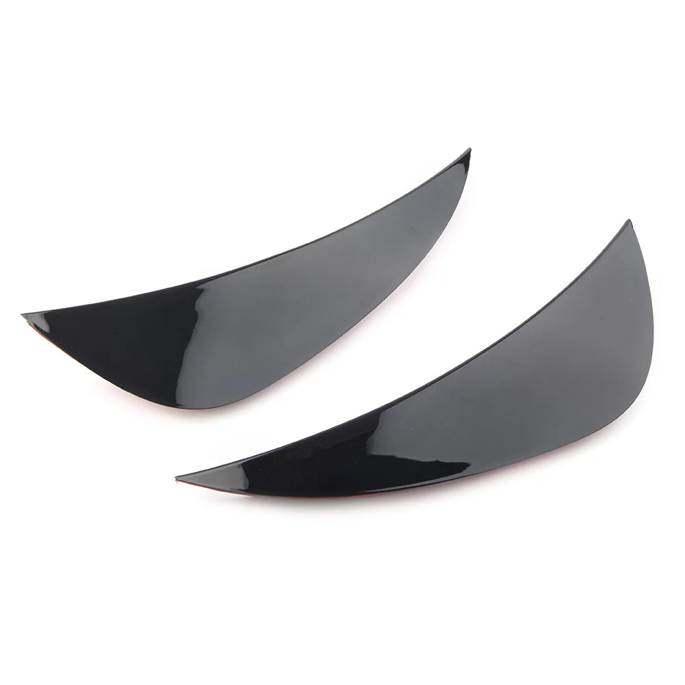 ZS Auto Front Bumper Air Vent protector Trim Glossy Black ABS For Mercedes Benz W205 AMG C-Class C180 C200 C300 C400 2015 2016 2017 2018
