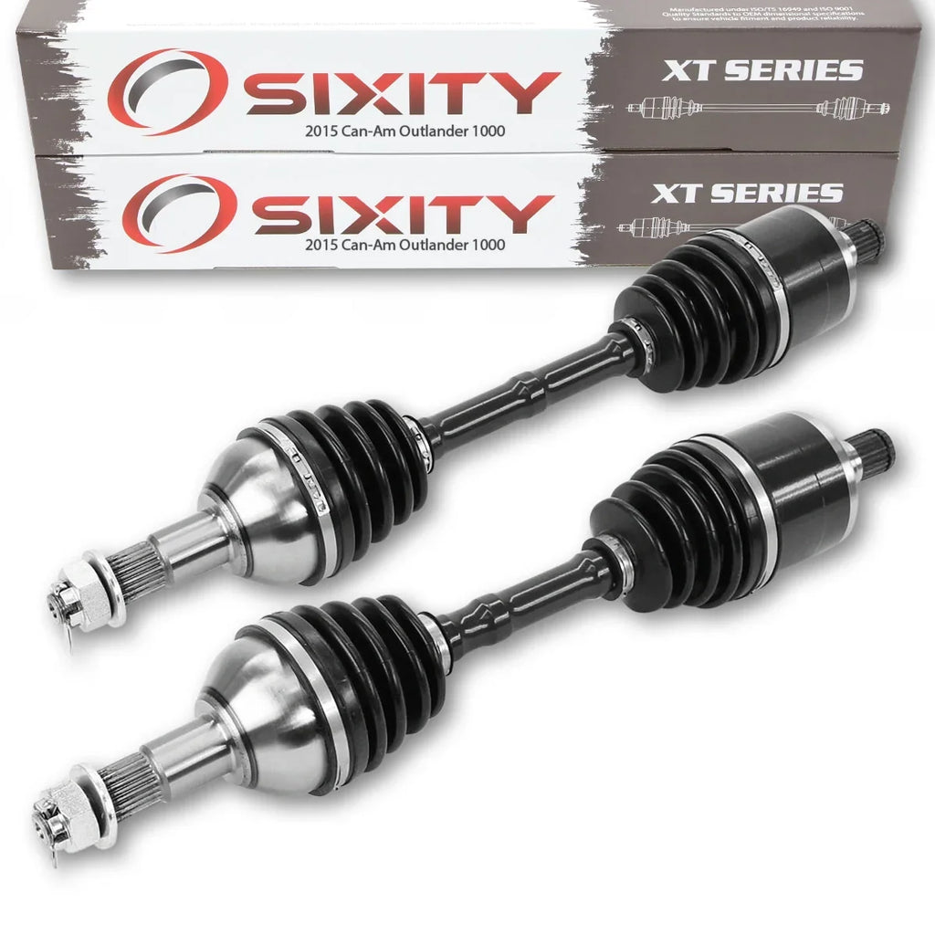 2 pc Sixity XT Rear Left Right Axle suitable with Can-Am Outlander 1000 2015 - EFI 4X4