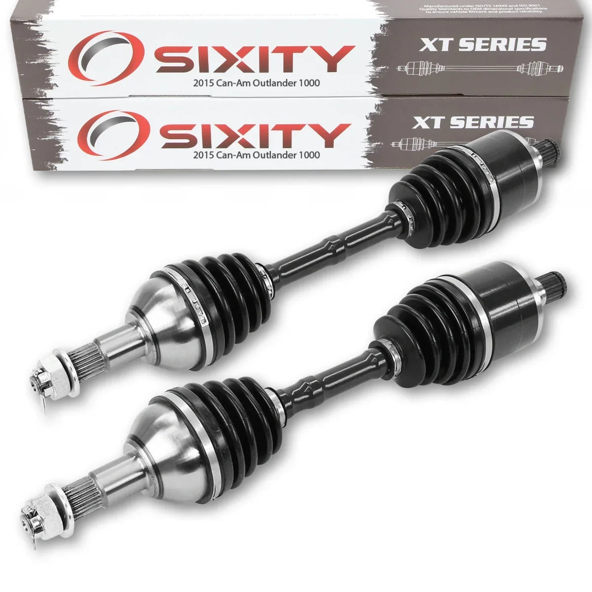 2 pc Sixity XT Rear Left Right Axle suitable with Can-Am Outlander 1000 2015 - EFI 4X4