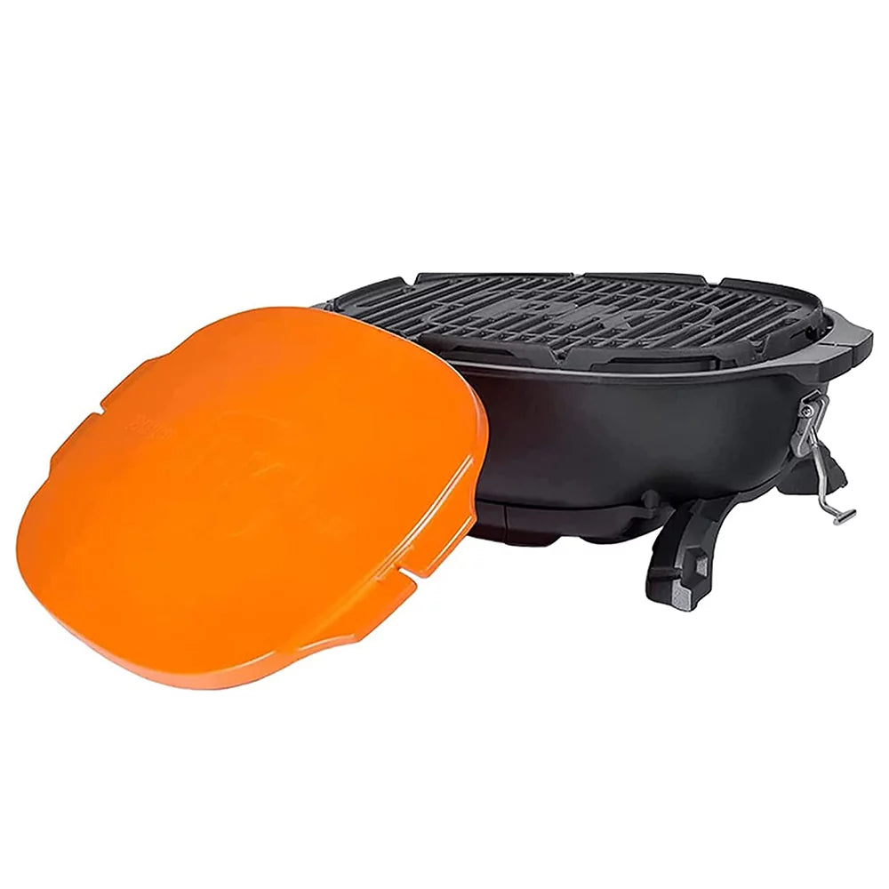 PKGO Hibachi Charcoal Grill Orange. PK Grills 17 in