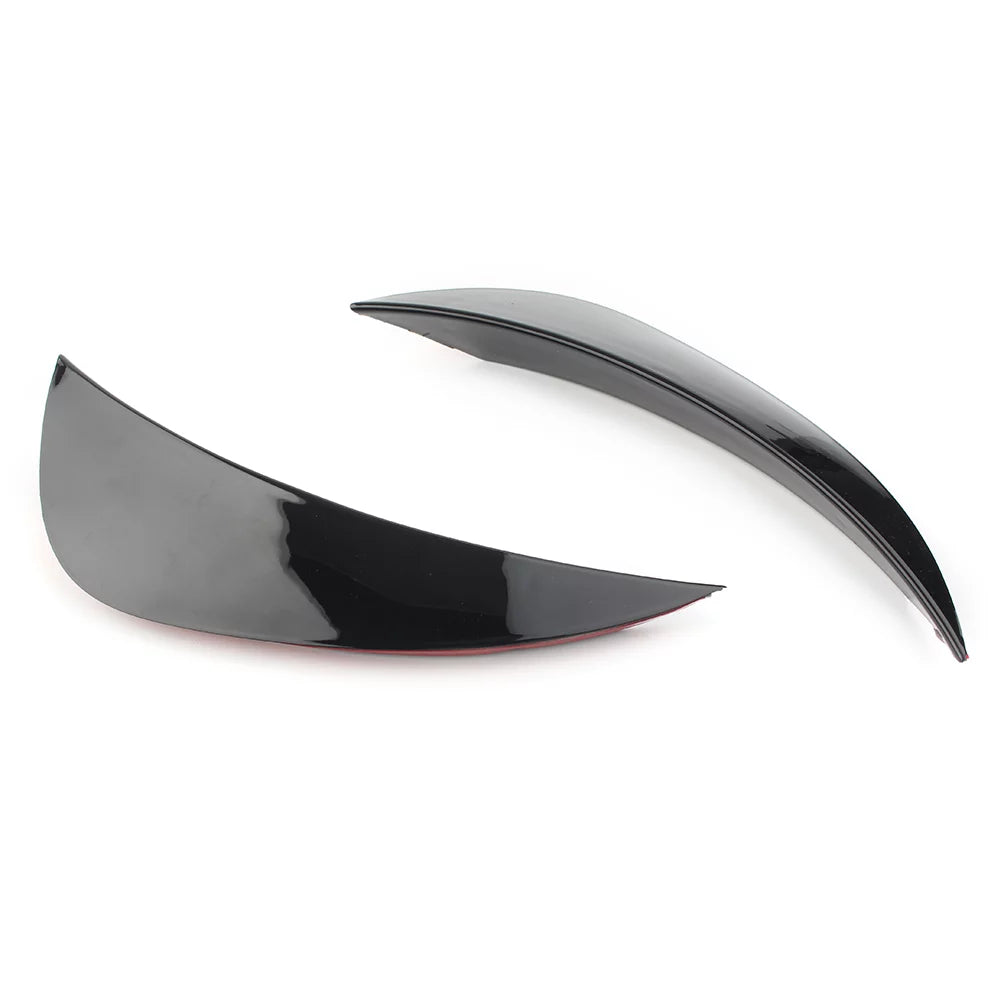 ZS Auto Front Bumper Air Vent protector Trim Glossy Black ABS For Mercedes Benz W205 AMG C-Class C180 C200 C300 C400 2015 2016 2017 2018
