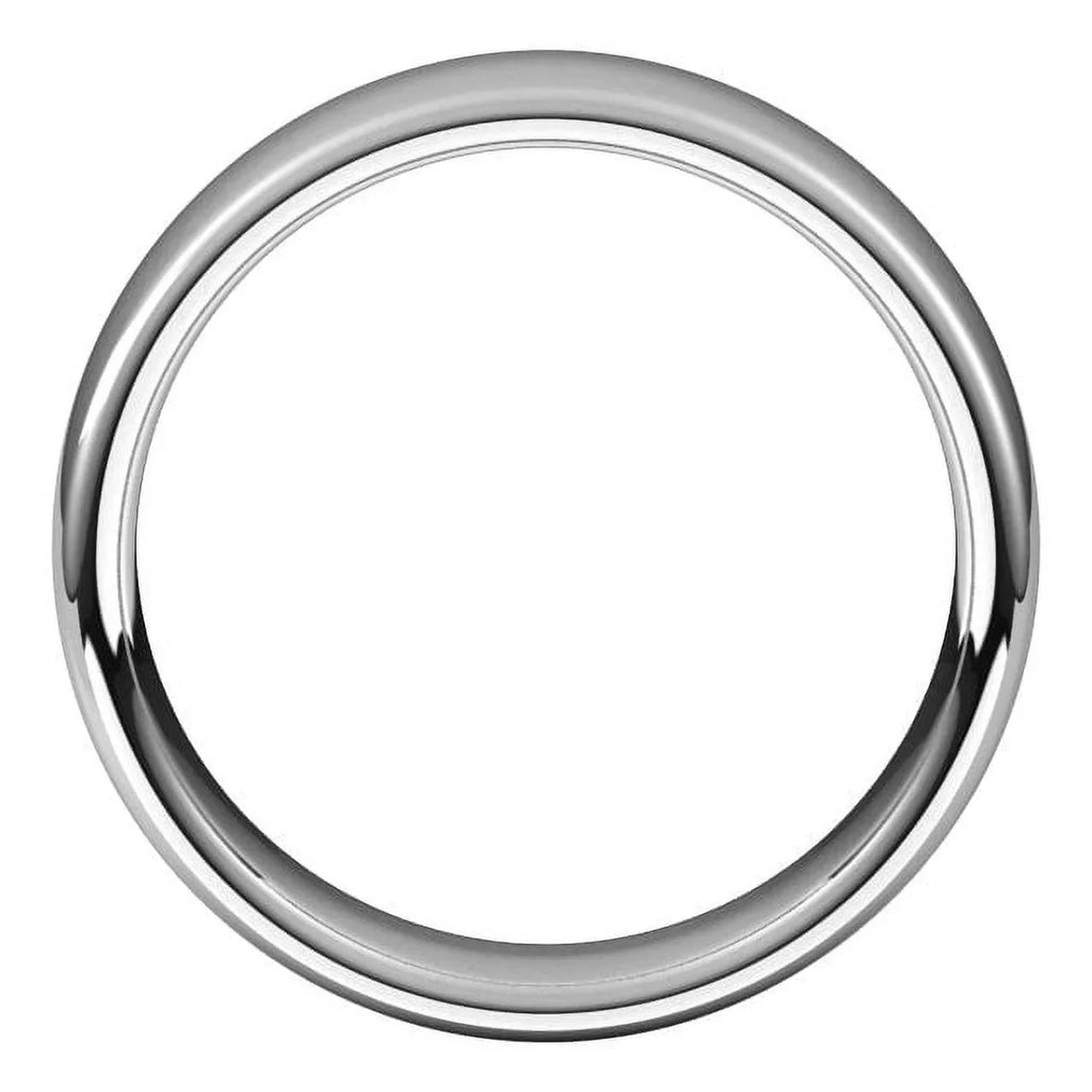 14K X1 White 6 mm European Band Size 11 E11:1054:P