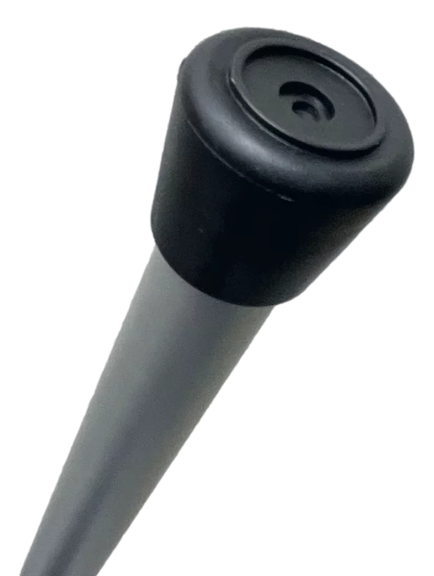 Pactrade Marine vessel Pontoon protector Support Pole Adjustable Telescopic Height Mushroom Top Aluminum / Injected PP Tall Short Round Base Snap-on Fastener Tip & Rubber Cap (Length: 29" - 52")