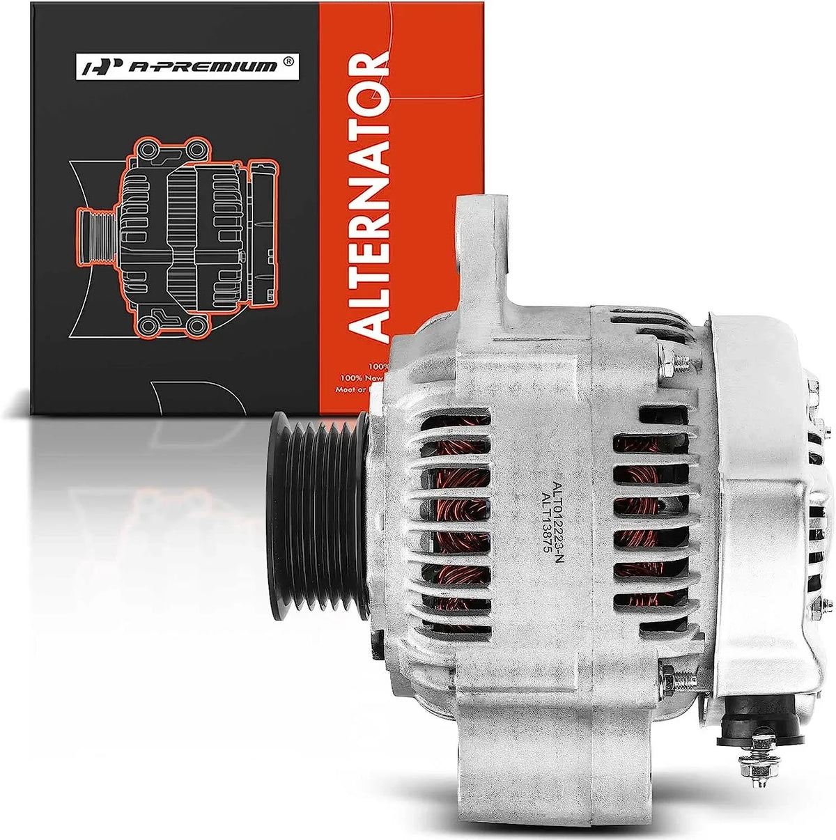 A-Premium Alternator suitable with Isuzu Trooper 2000-2002 & Acura SLX 1999, V6 3.5L, 90Amp 12Volt CW 6-Groove Clutch Pulley