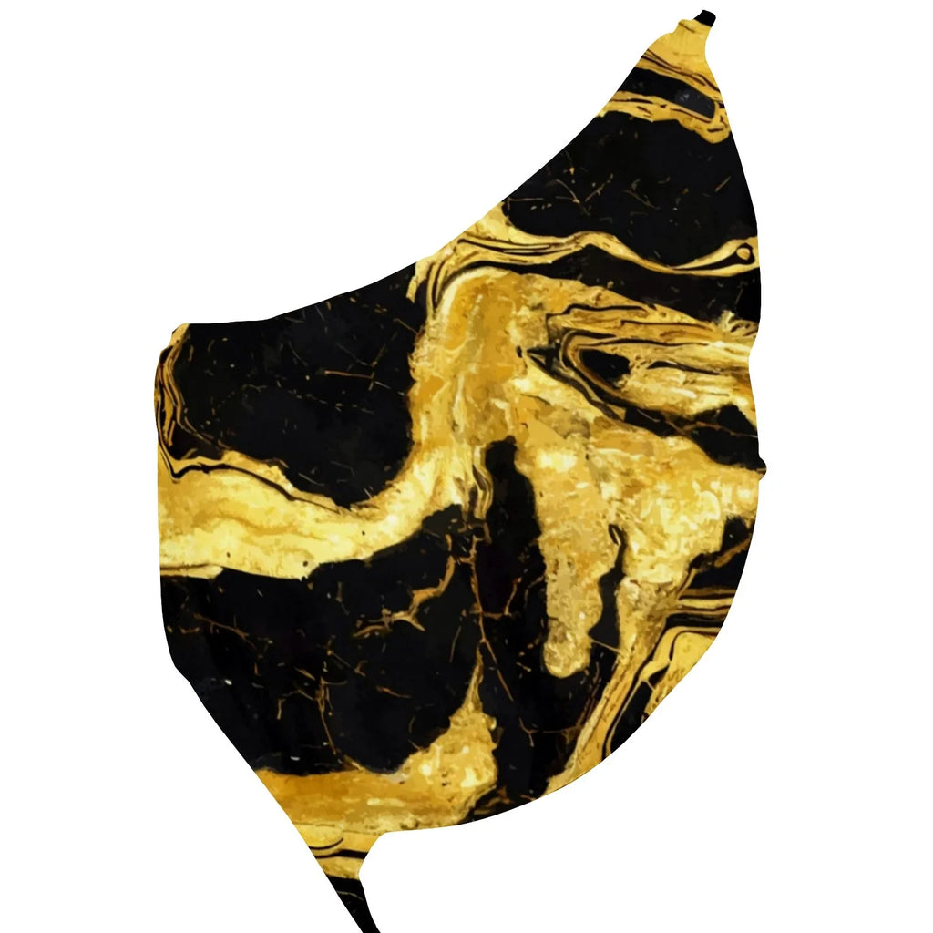 FREEAMG Golden Marble Silk Long Scarf for Women Large Oblong Sunscreen Shawls Wraps Neck Headscarf Hair Wraps Gift Packed