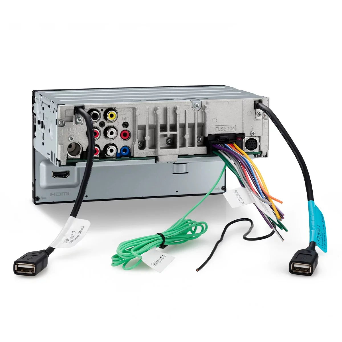 Mobile XAV-AX5600 6.95" Media Receiver with CarPlay, Android Auto, and Weblink Cast