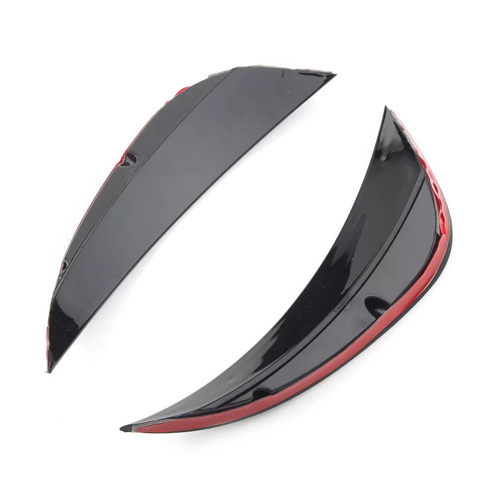 ZS Auto Front Bumper Air Vent protector Trim Glossy Black ABS For Mercedes Benz W205 AMG C-Class C180 C200 C300 C400 2015 2016 2017 2018