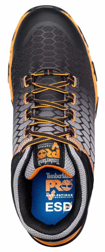 Timberland PRO  Powertrain Sport Men's,Grey/Orange, Alloy Toe, SD, Sport Shoe (11.5 W)
