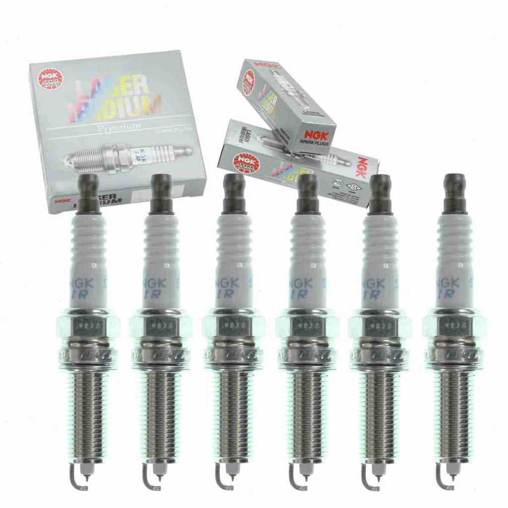 6 pc NGK Laser Iridium Spark Plugs matching with Hyundai Genesis Coupe 3.8L V6 2010-2016