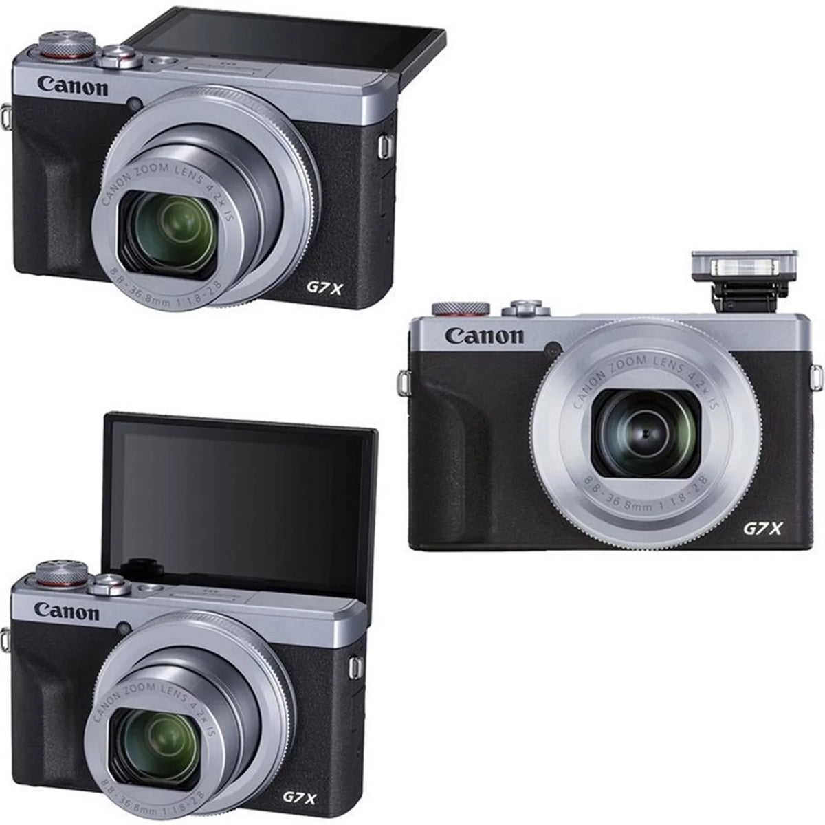 PowerShot G7 X Mark III Full HD 120p Video Digital Camera - Silver + Ulitimate Accessory Kit