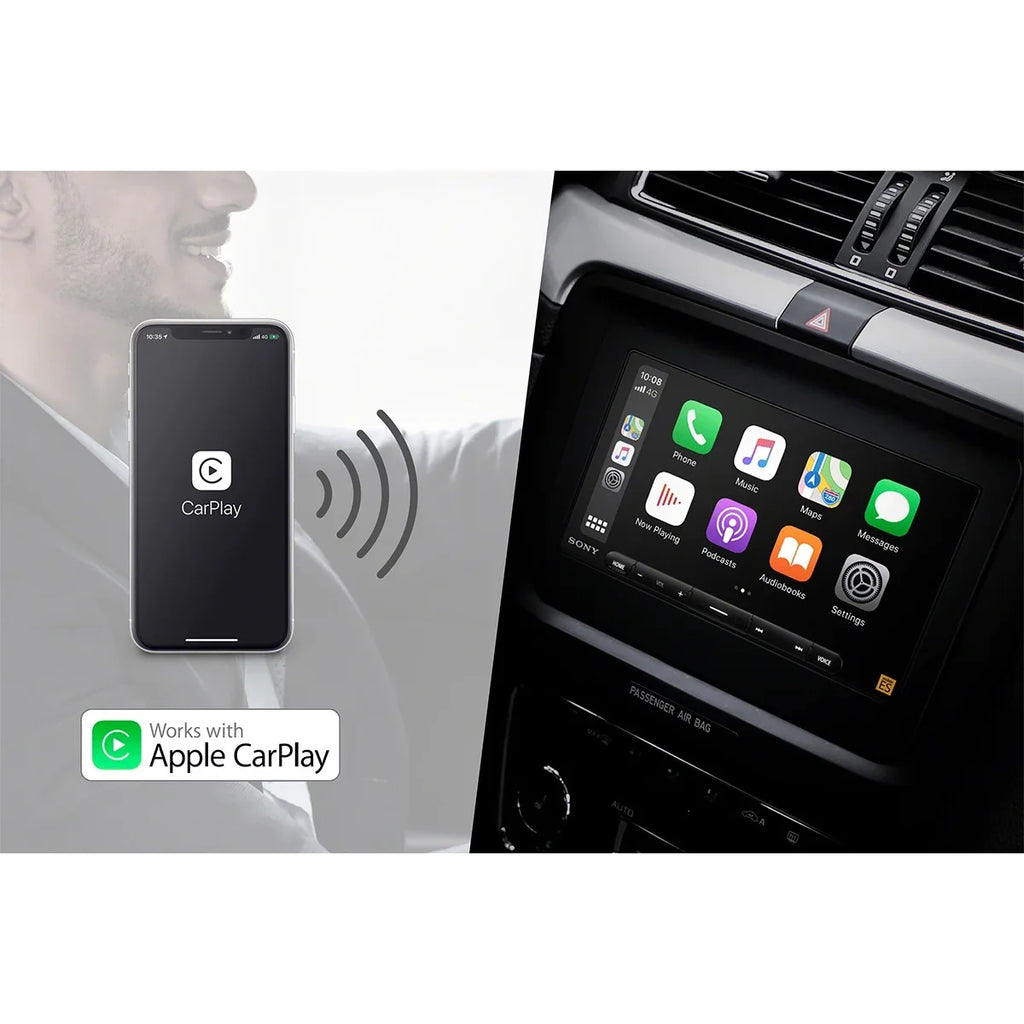 Mobile XAV-9000ES Mobile ES 6.75" Wireless High-Resolution Media Receiver with  CarPlay and Android Auto